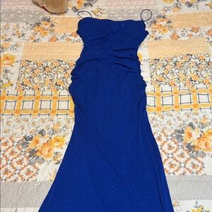Windsor Royal Blue Backless Dress